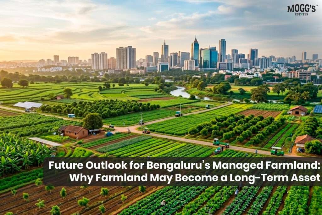 Future outlook for managed farmland near Bengaluru