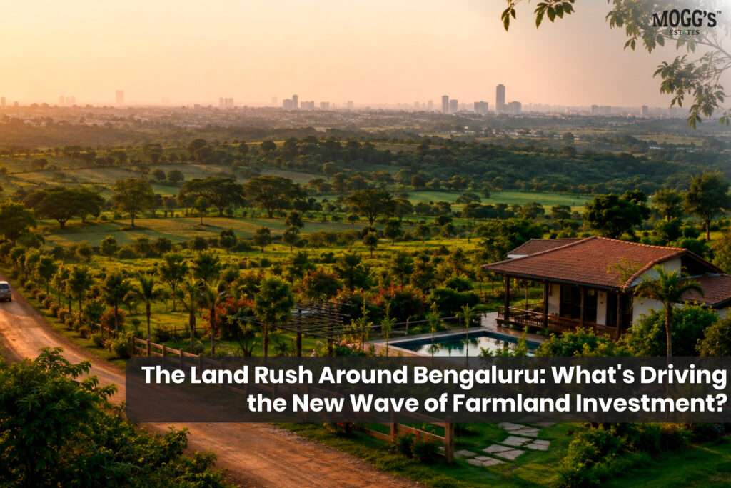 Managed farmland investment around Bengaluru in Kunigal, Kanakapura, Hoskote, and Maddur.