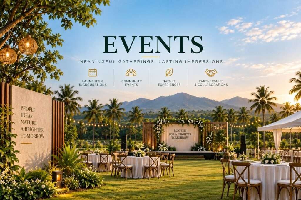 Outdoor events at Mogg’s Estates managed farmland