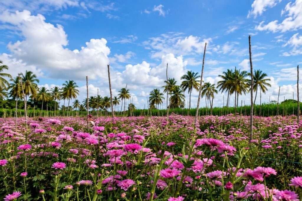 Nidhivanaa Farms managed farmland in Hoskote near Bengaluru