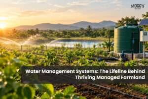 Water management system supporting healthy managed farmland